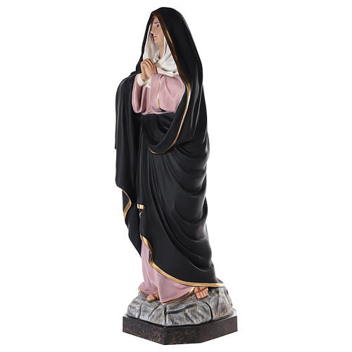 Our Lady of Sorrows 160 cm fibreglass painted with glass eyes 3