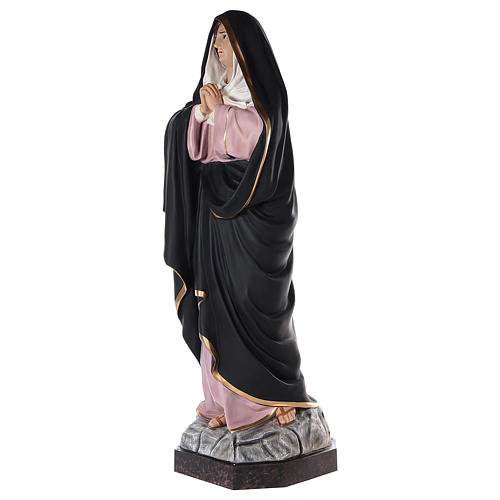 Madonna Addolorata 160 cm vetroresina dipinta occhi vetro 3