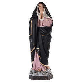 Our Lady of Sorrows statue 160 cm, in painted fiberglass glass eyes