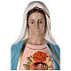 Sacred Heart of Mary 165 cm fibreglass painted with glass eyes s3