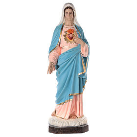 Sacro Cuore Maria 165 cm vetroresina dipinta occhi vetro