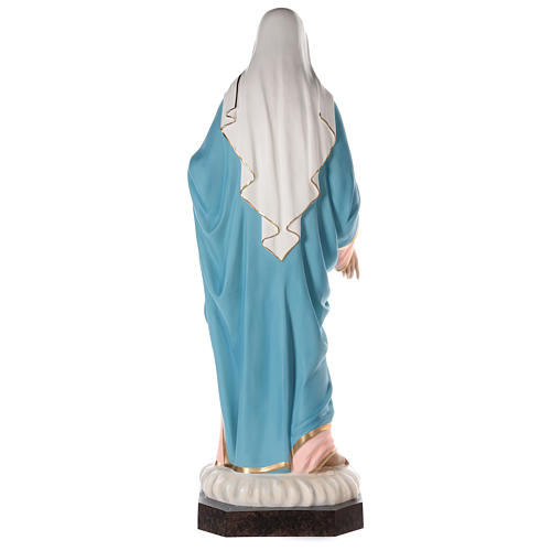 Sacro Cuore Maria 165 cm vetroresina dipinta occhi vetro 9