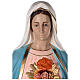 Sacro Cuore Maria 165 cm vetroresina dipinta occhi vetro s3