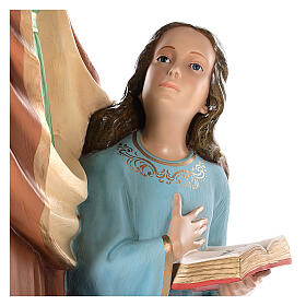 Święta Anna z małą Maryją, 150 cm, włókno szklane, malowana, postacie ze szklanymi oczami