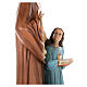 St Anne with Mary 150 cm, in painted fiberglass both glass eyed s6