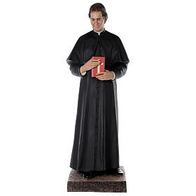 Don Bosco statue 170 cm, in fiberglass with crystal eyes