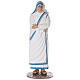 Sainte Teresa de Calcutta 150 cm fibre de verre peinte yeux verre s1