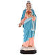 Immaculate Heart of Mary statue 110 cm, in colored fiberglass glass eyes s1