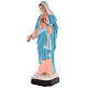 Immaculate Heart of Mary statue 110 cm, in colored fiberglass glass eyes s3