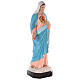 Immaculate Heart of Mary statue 110 cm, in colored fiberglass glass eyes s5