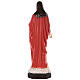 Sacred Heart of Jesus statue 110 cm, in colored fiberglass with glass eyes s7