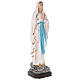 Gottesmutter von Lourdes 110cm bemalten Fiberglas mit Kristallaugen s3