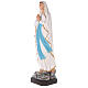 Gottesmutter von Lourdes 110cm bemalten Fiberglas mit Kristallaugen s5