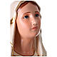Virgen de Lourdes fibra de vidrio coloreada 110 cm ojos vidrio s4