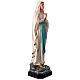 Notre-Dame de Lourdes fibre de verre colorée 110 cm yeux verre s5