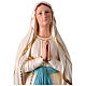 Notre-Dame de Lourdes fibre de verre colorée 110 cm yeux verre s8