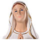 Our Lady of Lourdes statue 110 cm, in colored fiberglass with glass eyes s2