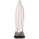 Our Lady of Lourdes statue 110 cm, in colored fiberglass with glass eyes s9
