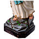 Our Lady of Lourdes statue 110 cm, in colored fiberglass with glass eyes s10