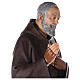 St Pio statue 180 cm, in colored fiberglass with glass eyes s8