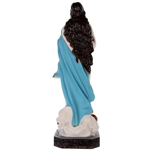 Statue of Our Lady of the Assumption Murillo coloured fibreglass 105 cm glass eyes 9