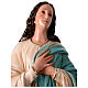 Inmaculada Concepción Murillo fibra de vidrio coloreada 105 cm ojos vidrio s6