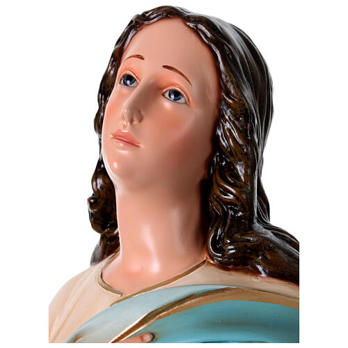 Immaculée Conception de Murillo fibre de verre colorée 105 cm yeux en verre 2
