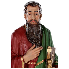 Statue aus Glasfaser Heiliger Paulus, 80 cm