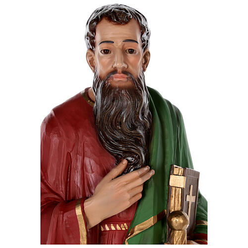 Statue aus Glasfaser Heiliger Paulus, 80 cm 2