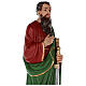 Figura Święty Paweł, włókno szklane malowane, 80 cm, szklane oczy s6