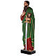 Statue of Saint Paul in colored fiberglass, 80 cm with crystal eyes s3