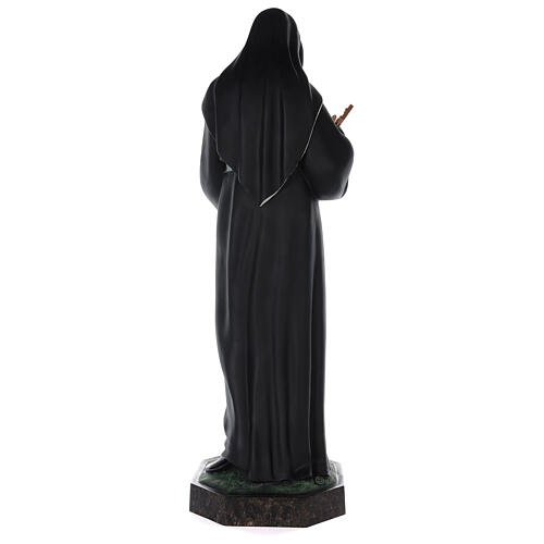 Statue aus Glasfaser farbig Heilige Rita, 100 cm 8