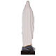 Estatua Virgen de Lourdes fibra de vidrio coloreada 85 cm ojos vidrio s8