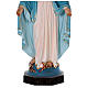 Estatua Virgen Milagrosa fibra de vidrio coloreada 85 cm ojos vidrio s7