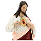 Statue aus Glasfaser bemalt Heiligstes Herz Jesu, 65 cm s4