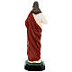 Estatua Sagrado Corazón Jesús 65 cm fibra de vidrio pintada s7