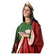 St Lucy statue in colored fiberglass with glass eyes s2