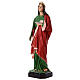 St Lucy statue in colored fiberglass with glass eyes s3