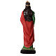 St Lucy statue in colored fiberglass with glass eyes s5