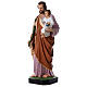 St Joseph statue with Child 85 cm colored fiberglass glass eyes s3