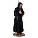 St Francis of Paola statue 90 cm colored fiberglass glass eyes s5