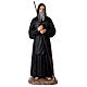 Francis of Paola statue 140 cm colored fiberglass glass eyes s1