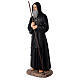 Francis of Paola statue 140 cm colored fiberglass glass eyes s3