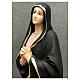 Estatua Virgen Dolorosa 110 cm detalles oro fibra de vidrio pintada s2