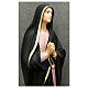 Estatua Virgen Dolorosa 110 cm detalles oro fibra de vidrio pintada s4