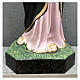 Estatua Virgen Dolorosa 110 cm detalles oro fibra de vidrio pintada s11