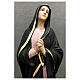 Statua Madonna Addolorata 110 cm dettagli oro vetroresina dipinta s6