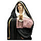 Estatua Virgen Dolorosa lágrimas 160 cm fibra de vidrio pintada s8