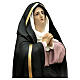 Estatua Virgen Dolorosa lágrimas 160 cm fibra de vidrio pintada s10