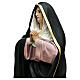 Estatua Virgen Dolorosa lágrimas 160 cm fibra de vidrio pintada s11